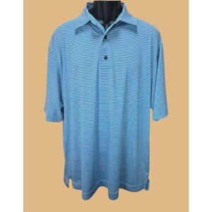 Footjoy FJ Mens Golf Polo Large Seawash